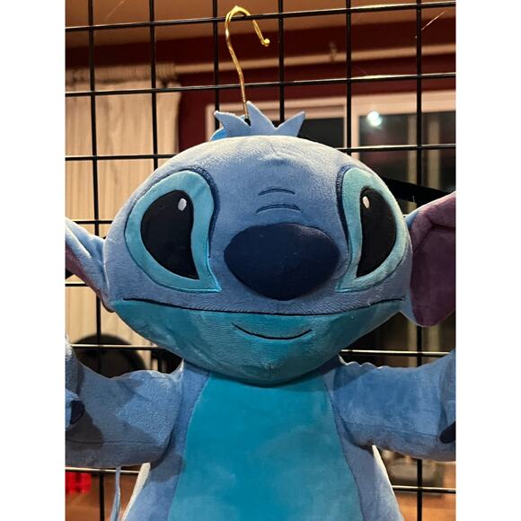 Disney Stitch Full Body Plush Backpack 16" w/Ears Sitting - Picture 4 of 8